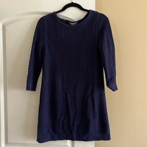 Blue Medium Daisy Fuentes Sweater Dress